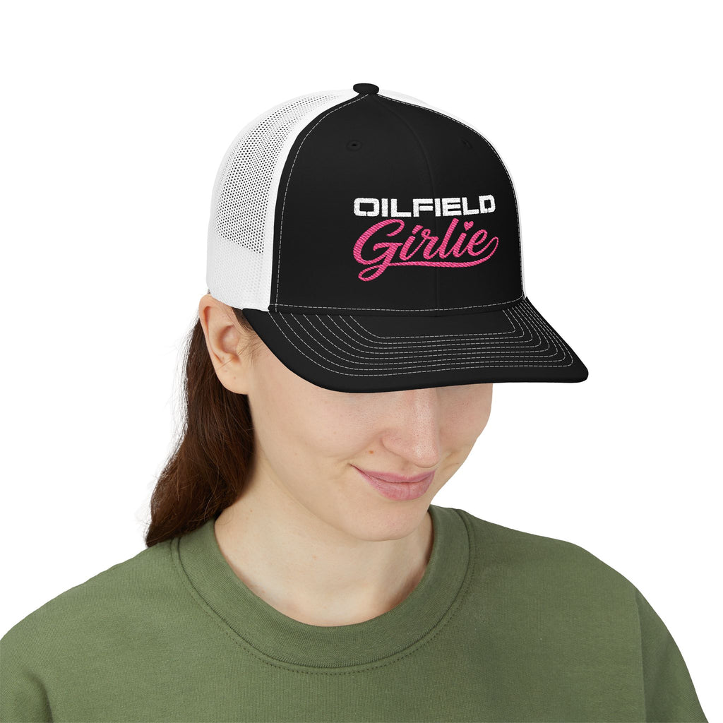 OILNIX Oilfield Girlie Snapback Trucker Hat