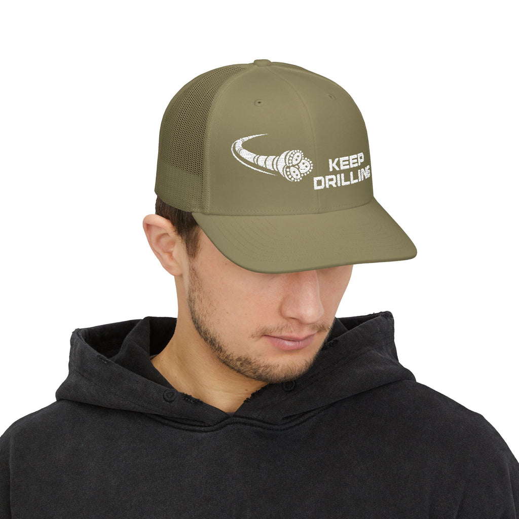 OILNIX Keep Drilling Snapback Trucker Hat