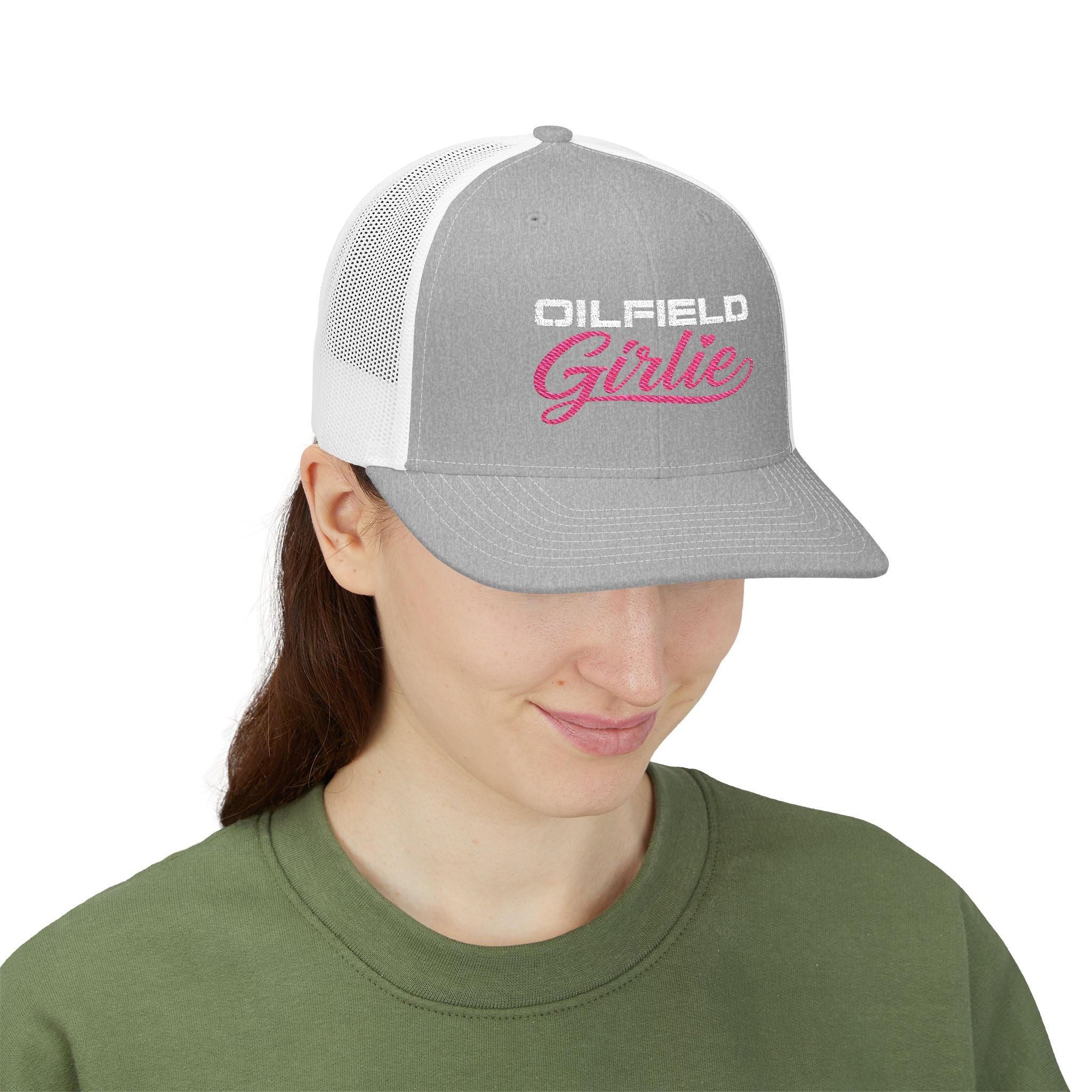 OILNIX Oilfield Girlie Snapback Trucker Hat