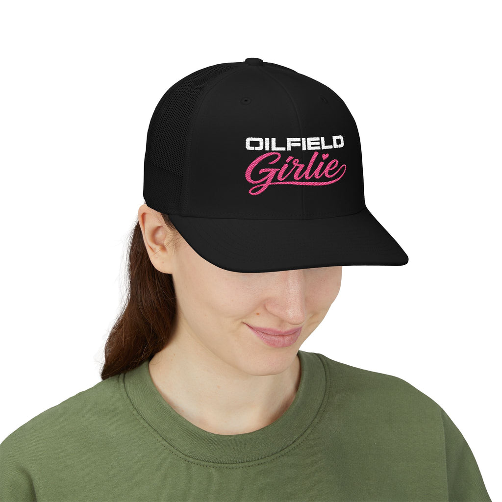 OILNIX Oilfield Girlie Snapback Trucker Hat